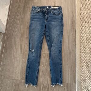 Rag & Bone Cate Mid-Rise Ankle Skinny Jean